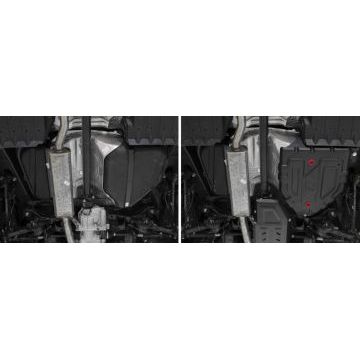 Защита топливного бака сталь АвтоБроня для Kia Sportage, V - 1.6T(177л.с); 2.0; 2.0d 2016-2021/Hyundai Tucson, V - 1.6T(177л.с); 2.0; 2.0d 2015-