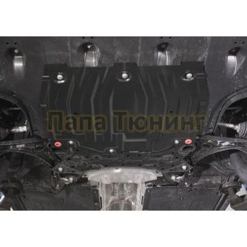 Защита картера + КПП сталь АвтоБроня для Hyundai Elantra, V - 1.6; 2.0 2019-/Hyundai Elantra, V - 1.6; 2.0 2016-2019/Hyundai i30, V - 1.6 2017-/Kia Ceed, V - 1.6 (128л.с) 2018-/Kia Ceed SW, V - 1.6 (128л.с) 2018-/Kia Cerato IV, V - 1.6; 2.0 2018-