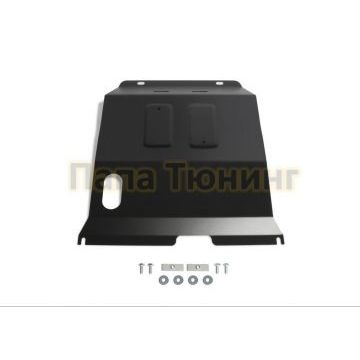 Защита картера + КПП сталь АвтоБроня для Chevrolet Aveo, V - 1.2; 1.4 2008-2012/Ravon Nexia R3, V - 1.5 2016-/Chevrolet Nexia, V - 1.5 2020-
