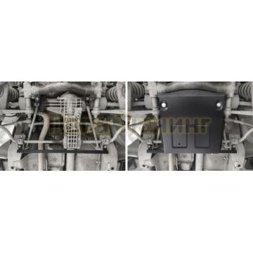 Защита КПП + переднего редуктора сталь АвтоБроня для Chevrolet Niva, V - 1.7 2002-2009/Chevrolet Niva, V - 1.7 2009-2020/Lada Niva, V - 1.7 2020-/Lada Niva Travel, V - 1.7 2021-