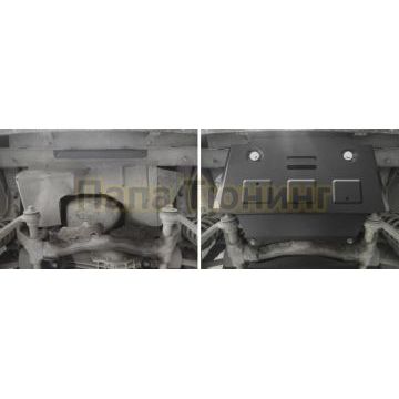 Защита картера сталь АвтоБроня для Chevrolet Niva, V - 1.7 2002-2009/Chevrolet Niva, V - 1.7 2009-2020/Lada Niva, V - 1.7 2020-/Lada Niva Travel, V - 1.7 2021-