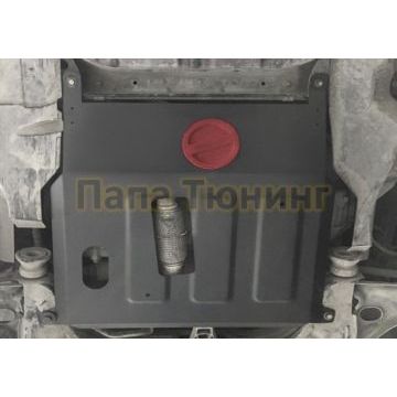 Защита картера + КПП сталь АвтоБроня для Chevrolet Cobalt, V - 1.5 2011-2016/Chevrolet Cobalt, V - 1.5 2020-/ Ravon R4, V - 1.5 2016-
