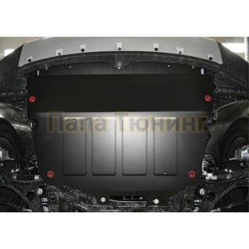 Защита картера + КПП сталь АвтоБроня для Chery Tiggo 4, V - 1.5 (147 л.с.); 2.0 2018-2024/Chery Tiggo 7, V - 1.5; 2.0 2019-