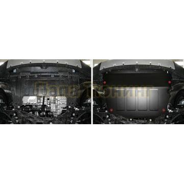 Защита картера + КПП сталь АвтоБроня для Chery Tiggo 4, V - 1.5 (147 л.с.); 2.0 2018-2024/Chery Tiggo 7, V - 1.5; 2.0 2019-