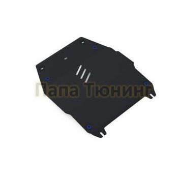 Защита картера + КПП сталь Rival для Mg 5, V - 1.5; АКПП 2013-/Mg 350, V - 1.5; АКПП 2010-2015