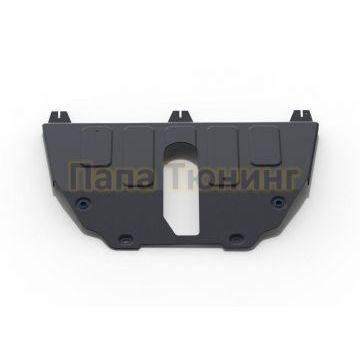 Защита картера + КПП сталь Rival для Jeep Compass, V - 2.4 (150 л.с.); полный привод 2018-/Jeep Renegate, V - 1.4T (170 л.с.); полный привод 2018-/Jeep Renegate, V - 1.4T (170 л.с.); полный привод 2014-2018