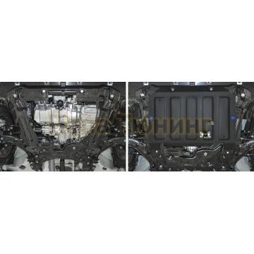 Защита картера + КПП сталь Rival для Haval F7/F7x, V - 1.5Т; 2.0T 2019-