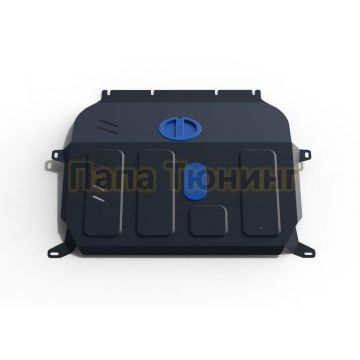 Защита картера + КПП сталь Rival для Chevrolet Malibu, V - 2.5; 2.0T 2019-