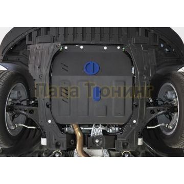 Защита картера + КПП сталь Rival для Chevrolet Malibu, V - 2.5; 2.0T 2019-