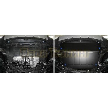 Защита картера + КПП сталь Rival для Chery Tiggo 7, V - 1.5; 2.0 2019-