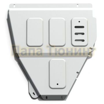 Защита РК алюминий 4 мм RIVAL для Mercedes-Benz GLE, V - 300d 2018- Защита РК алюминий 4 мм RIVAL для Mercedes-Benz GLE, V - 300d 2018-