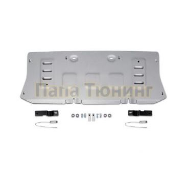 Защита КПП алюминий 4 мм RIVAL для Mercedes-Benz GLE, V - 300d 2018- Защита КПП алюминий 4 мм RIVAL для Mercedes-Benz GLE, V - 300d 2018-