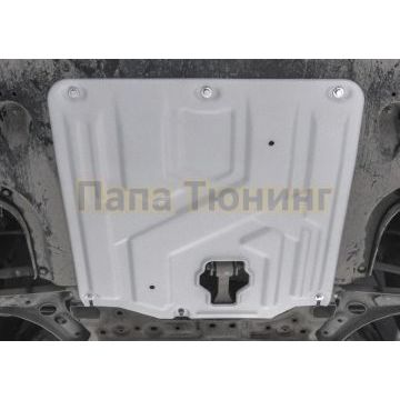 Защита картера + КПП алюминий 4 мм Rival для Hyundai i30, V - 1.4T; 1.6 2017-/Hyundai Elantra, V - 1.6; 2.0 2016-2019/Hyundai Elantra, V - 1.6; 2.0 2019-/Kia XCeed V - 1.6 2020-/Kia Ceed SW, V - 1.4 (140л.с), АКПП; 1.6 (128л.с); 1.4 (100л.с) 2018-/Kia Ceed, V - 1.4 (140л.с), АКПП; 1.6 (128л.с) 2018-/Kia Cerato IV, V - 1.6; 2.0 (150л.с.) АКПП 2018-