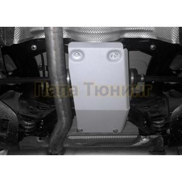 Защита редуктора алюминий 4 мм Rival для BMW X3, 20i 2017-/BMW X4, 20i; 20d 2018-