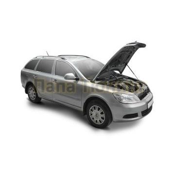 Амортизаторы капота, 2 шт. Rival для Skoda Octavia A5 / А5 рестайлинг 2004-2009/2008-2013