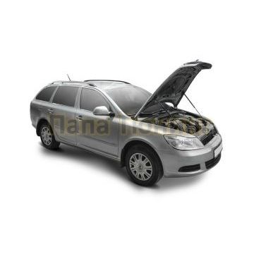 Амортизаторы капота, 2 шт. Rival для Skoda Octavia A5/А5 рестайлинг 2004-2009/2008-2013