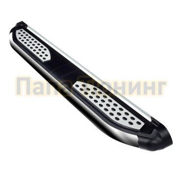 Пороги алюминиевые Zirkon для Volkswagen Touareg 2002-2010