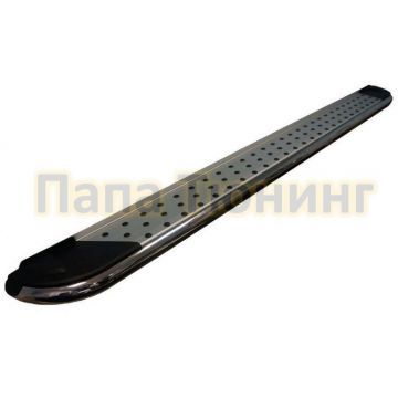 Пороги алюминиевые Opal для Volvo XC90 2002-2014 Пороги алюминиевые Opal для Volvo XC90 2002-2014