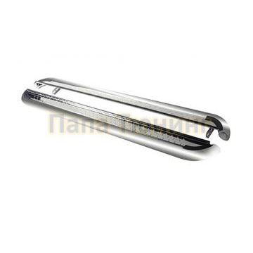 Пороги из нержавеющей стали - C2 d60mm длинная база для Mercedes-Benz Vito/Viano 2015-