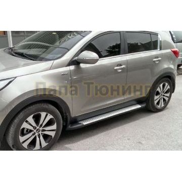 Оригинальные пороги на Kia Sportage 2010-