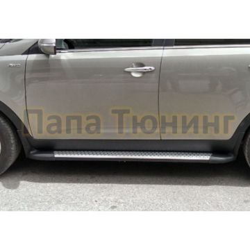 Оригинальные пороги на Kia Sportage 2010-