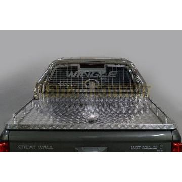 Защита кузова и заднего стекла (для крышки) 76,1 мм ТСС для Great Wall Wingle 7 4WD 2.0 TD 2020-