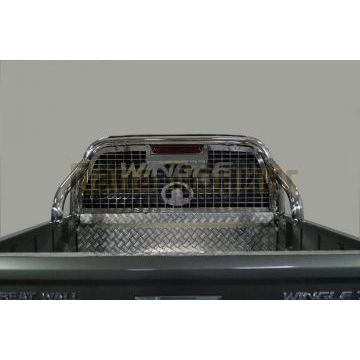 Защита кузова и заднего стекла 76,1 мм ТСС для Great Wall Wingle 7 4WD 2.0 TD 2020-