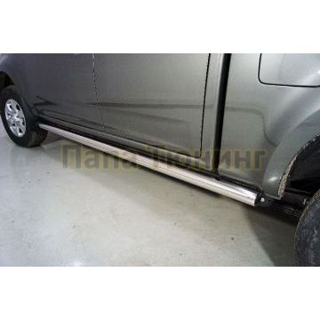 Пороги труба 76,1 мм ТСС для Great Wall Wingle 7 4WD 2.0 TD 2020-