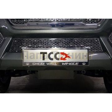 Решетка радиатора (лист) ТСС для Great Wall Wingle 7 4WD 2.0 TD 2020- Решетка радиатора (лист) ТСС для Great Wall Wingle 7 4WD 2.0 TD 2020-