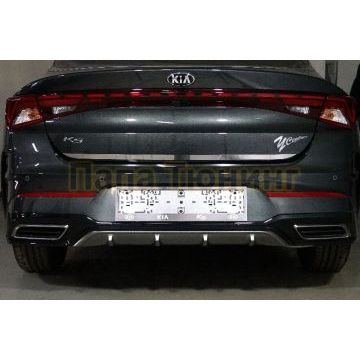 Накладка на крышку багажника (лист зеркальный) ТСС для Kia K5 2020- Накладка на крышку багажника (лист зеркальный) ТСС для Kia K5 2020-