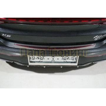 Накладки на пороги RUSSTAL (нерж., зеркало) для Kia K5 2020-