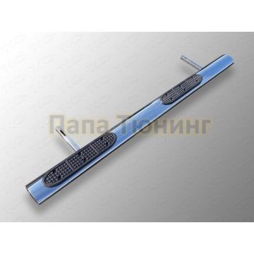 Пороги овальные с накладкой 120х60 мм ТСС для Chery Tiggo 7 PRO 2020- Пороги овальные с накладкой 120х60 мм ТСС для Chery Tiggo 7 PRO 2020-