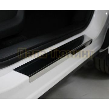 Накладки на пороги (лист зеркальный) 4шт ТСС для Chery Tiggo 7 PRO 2020- Накладки на пороги (лист зеркальный) 4шт ТСС для Chery Tiggo 7 PRO 2020-