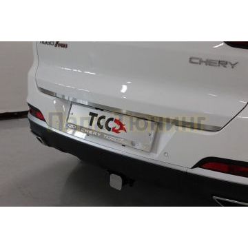 Накладка на заднюю дверь (лист зеркальный) ТСС для Chery Tiggo 7 PRO 2020- Накладка на заднюю дверь (лист зеркальный) ТСС для Chery Tiggo 7 PRO 2020-