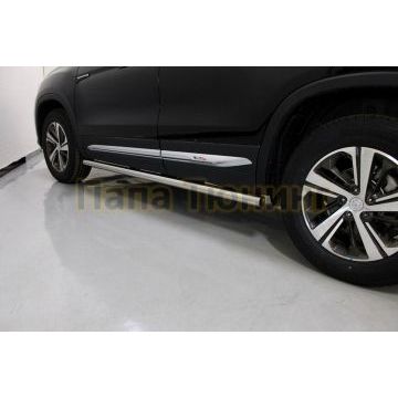 Пороги труба 60,3 мм ТСС для Changan CS75 FL 2020-