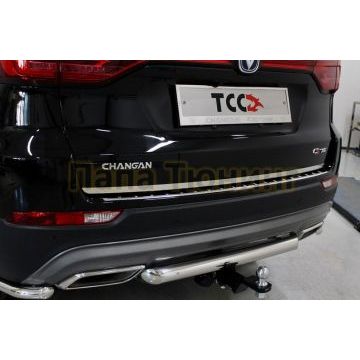 Накладка на заднюю дверь (лист зеркальный) ТСС для Changan CS75 FL 2020- Накладка на заднюю дверь (лист зеркальный) ТСС для Changan CS75 FL 2020-