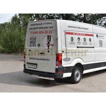 Защита заднего бампера d75х42 дуга для Volkswagen Crafter 2017-