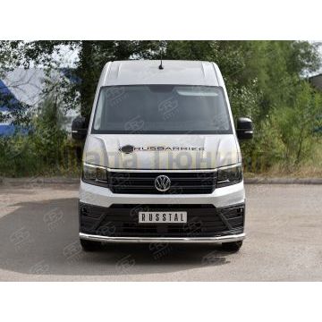 Защита переднего бампера d76 секции для Volkswagen Crafter 2017-