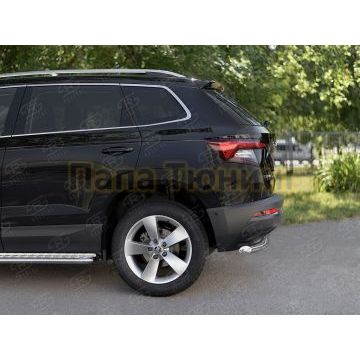 Защита заднего бампера d57 секции для Skoda Karoq 2020-