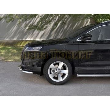 Защита переднего бампера d57 секции-d42 дуга для Skoda Karoq 2020-