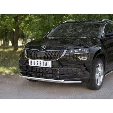 Защита переднего бампера d42 секции-d42 дуга для Skoda Karoq 2020-
