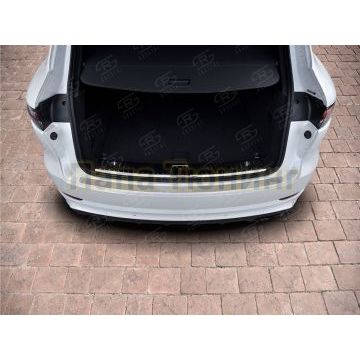Накладка на задний бампер RUSSTAL (нерж., зеркало) для Porsche Cayenne 3 2017-