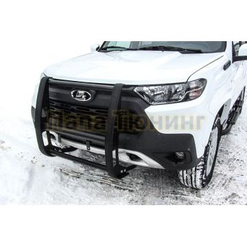 Кронштейн для противотуманных фар черныей BRUTA Lada Niva Travel 2021-