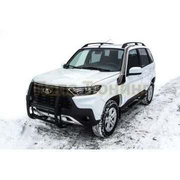 Кронштейн для противотуманных фар черныей BRUTA Lada Niva Travel 2021-