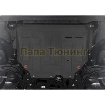 Защита картера + КПП Автоброня сталь 2 мм для Audi A3, V - 1.2; 1.4; 1.8; привод - все 2012-2016/Audi A3, V - 1.4 2016-/Seat Leon, V - 1.2 2013-2014/Skoda Octavia, V - 1.4; 1.6 2020-/Skoda Superb, V - 1.4; 1.8; 2.0 2015-2019/Skoda Superb, V - 2.0 2019-/Volkswagen Arteon, V - 2.0 2020-/Volkswagen Golf, V - 1.2; 1.4 (122л.с.) 2012-2016/Volkswagen Golf, V - 1.2; 1.4 (122л.с.) 2016-/Volkswagen Jetta, V - 1.4; 1.6 2020-/Volkswagen Passat, V - 1.4; 1.8; передний привод 2015-2019/Volkswagen Passat, V - 2.0 2019-