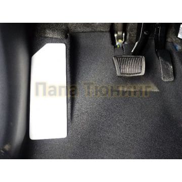 Накладка площадки левой ноги (лист алюминий) ТСС для Kia Rio X 2020- Накладка площадки левой ноги (лист алюминий) ТСС для Kia Rio X 2020-