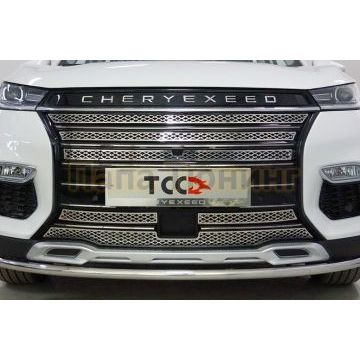 Ршетка радиатора нижняя (лист) ТСС для Cheryexeed TXL 2020- Ршетка радиатора нижняя (лист) ТСС для Cheryexeed TXL 2020-
