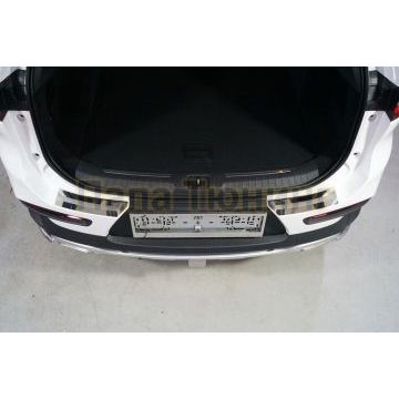 Накладки на задний бампер (лист зеркальный с полосой) 2шт ТСС для Cheryexeed TXL 2020- Накладки на задний бампер (лист зеркальный с полосой) 2шт ТСС для Cheryexeed TXL 2020-