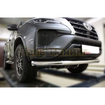 Защита передняя D 76,1 ALFeco для Toyota Fortuner 2020-