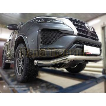 Защита передняя волна D 76,1 ALFeco для Toyota Fortuner 2020-